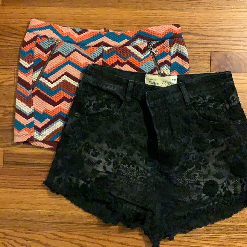 Free people shorts!! Two pair!